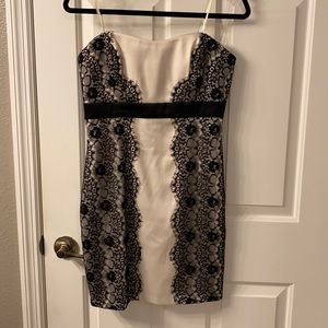 NWT Max and Cleo Strapless mini dress